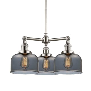 A thumbnail of the Innovations Lighting 207 Large Bell Brushed Satin Nickel / Plated Smoked