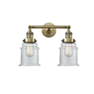 A thumbnail of the Innovations Lighting 208 Canton Antique Brass / Clear