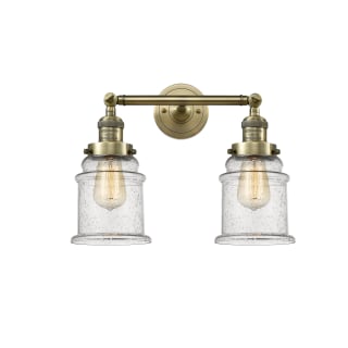 A thumbnail of the Innovations Lighting 208 Canton Antique Brass / Seedy