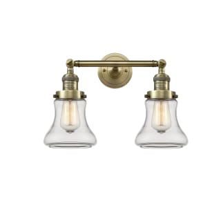 A thumbnail of the Innovations Lighting 208 Bellmont Antique Brass / Clear