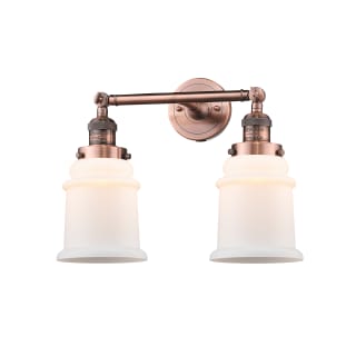 A thumbnail of the Innovations Lighting 208 Canton Antique Copper / Matte White