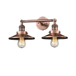 A thumbnail of the Innovations Lighting 208 Railroad Antique Copper