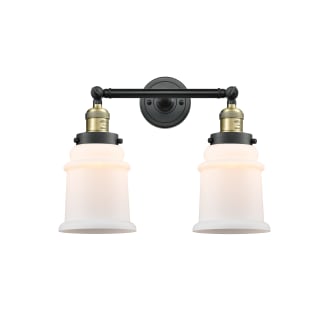 A thumbnail of the Innovations Lighting 208 Canton Black Antique Brass / Matte White