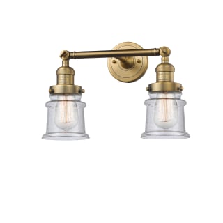 A thumbnail of the Innovations Lighting 208 Small Canton Brushed Brass / Seedy