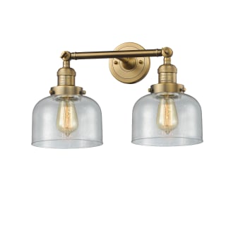 A thumbnail of the Innovations Lighting 208 Large Bell Brushed Brass / Seedy