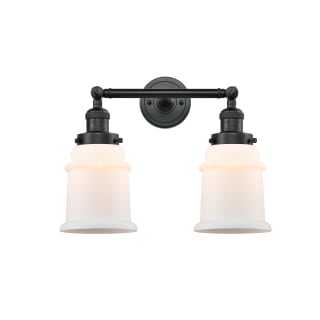 A thumbnail of the Innovations Lighting 208 Canton Matte Black / Matte White