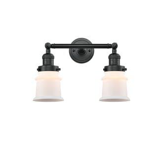 A thumbnail of the Innovations Lighting 208 Small Canton Matte Black / Matte White