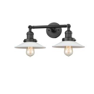 A thumbnail of the Innovations Lighting 208 Halophane Oil Rubbed Bronze / Matte White