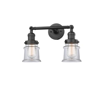 A thumbnail of the Innovations Lighting 208 Small Canton Oil Rubbed Bronze / Clear