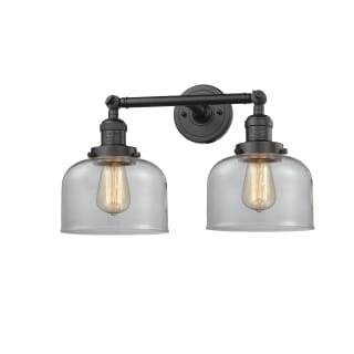 A thumbnail of the Innovations Lighting 208 Large Bell Oiled Rubbed Bronze / Clear