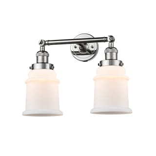 A thumbnail of the Innovations Lighting 208 Canton Polished Chrome / Matte White