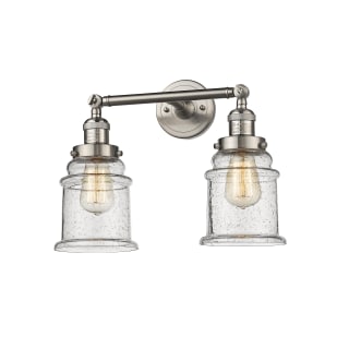 A thumbnail of the Innovations Lighting 208 Canton Satin Brushed Nickel / Seedy