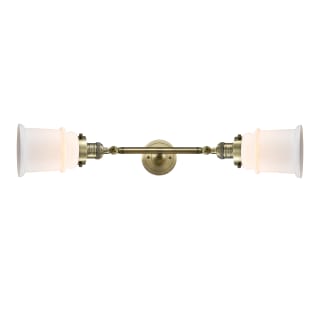 A thumbnail of the Innovations Lighting 208L Canton Antique Brass / Matte White