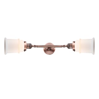 A thumbnail of the Innovations Lighting 208L Canton Antique Copper / Matte White