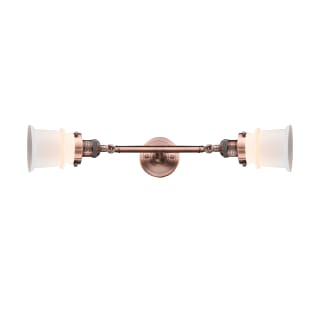 A thumbnail of the Innovations Lighting 208L Small Canton Antique Copper / Matte White