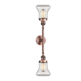 A thumbnail of the Innovations Lighting 208L Bellmont Antique Copper / Clear