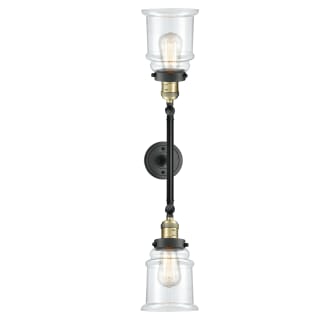 A thumbnail of the Innovations Lighting 208L Canton Black Antique Brass / Clear