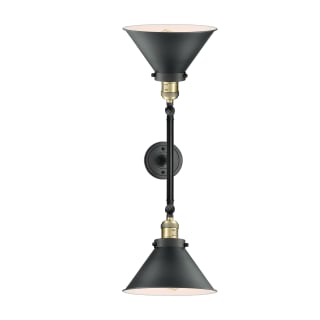 A thumbnail of the Innovations Lighting 208L Briarcliff Black Antique Brass / Matte Black