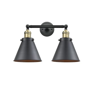 A thumbnail of the Innovations Lighting 208L Appalachian Black Antique Brass / Matte Black