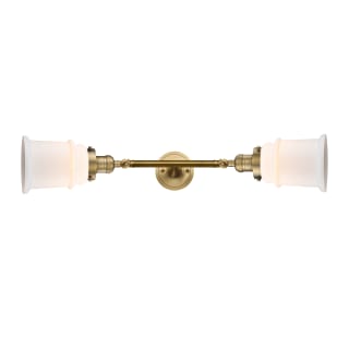 A thumbnail of the Innovations Lighting 208L Canton Brushed Brass / Matte White