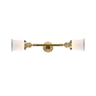 A thumbnail of the Innovations Lighting 208L Small Canton Brushed Brass / Matte White