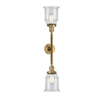 A thumbnail of the Innovations Lighting 208L Canton Brushed Brass / Clear