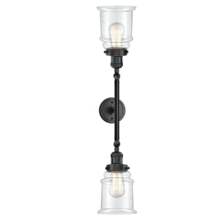 A thumbnail of the Innovations Lighting 208L Canton Matte Black / Clear