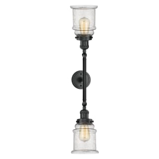 A thumbnail of the Innovations Lighting 208L Canton Matte Black / Seedy