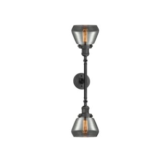 A thumbnail of the Innovations Lighting 208L Fulton Oil Rubbed Bronze / Plated Smoked