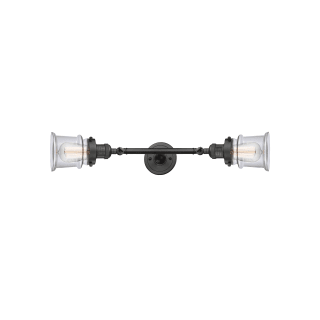 A thumbnail of the Innovations Lighting 208L Small Canton Oil Rubbed Bronze / Clear