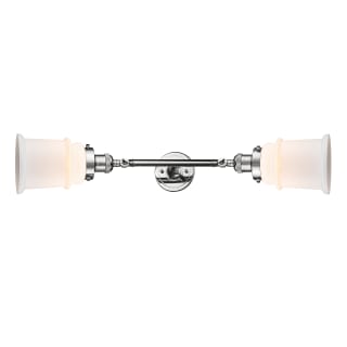 A thumbnail of the Innovations Lighting 208L Canton Polished Chrome / Matte White