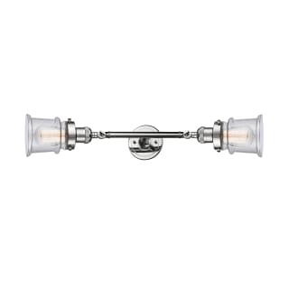 A thumbnail of the Innovations Lighting 208L Small Canton Polished Chrome / Seedy