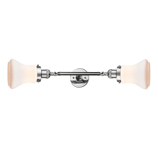 A thumbnail of the Innovations Lighting 208L Bellmont Polished Chrome / Matte White