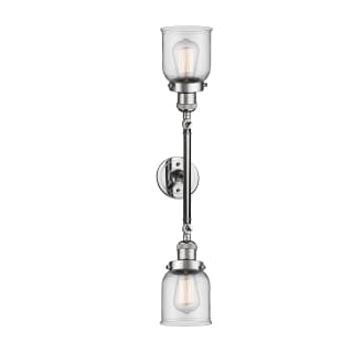 A thumbnail of the Innovations Lighting 208L Small Bell Polished Chrome / Clear