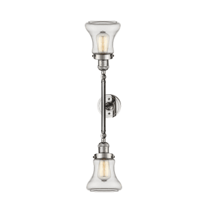 A thumbnail of the Innovations Lighting 208L Bellmont Polished Nickel / Clear