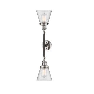 A thumbnail of the Innovations Lighting 208L Small Cone Polished Nickel / Seedy