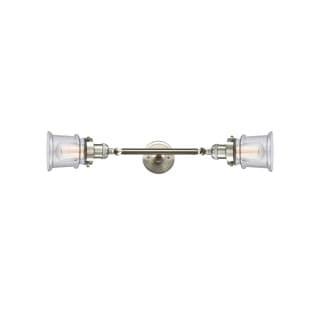 A thumbnail of the Innovations Lighting 208L Small Canton Brushed Satin Nickel / Seedy