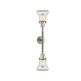 A thumbnail of the Innovations Lighting 208L Bellmont Brushed Satin Nickel / Clear