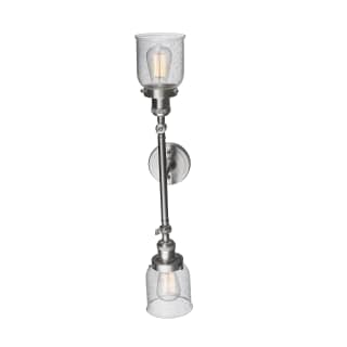A thumbnail of the Innovations Lighting 208L Small Bell Brushed Satin Nickel / Seedy