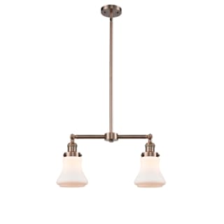 A thumbnail of the Innovations Lighting 209 Bellmont Antique Copper / Matte White