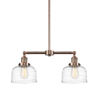Copper linear pendant light outlet