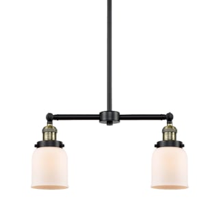 A thumbnail of the Innovations Lighting 209 Small Bell Black / Antique Brass / Matte White Cased