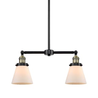 A thumbnail of the Innovations Lighting 209 Small Cone Black / Antique Brass / Matte White Cased