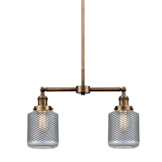 A thumbnail of the Innovations Lighting 209 Stanton Brushed Brass / Vintage Wire Mesh