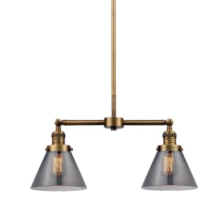 A thumbnail of the Innovations Lighting 209 Large Cone Brushed Brass / Smoked