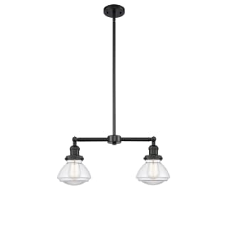 A thumbnail of the Innovations Lighting 209 Olean Matte Black / Clear