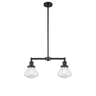 A thumbnail of the Innovations Lighting 209 Olean Matte Black / Seedy