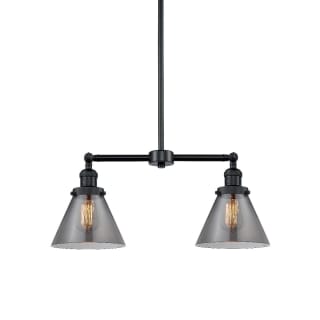 A thumbnail of the Innovations Lighting 209 Large Cone Matte Black / Smoked