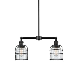 A thumbnail of the Innovations Lighting 209 Small Bell Cage Matte Black / Clear
