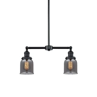 A thumbnail of the Innovations Lighting 209 Small Bell Matte Black / Plated Smoked